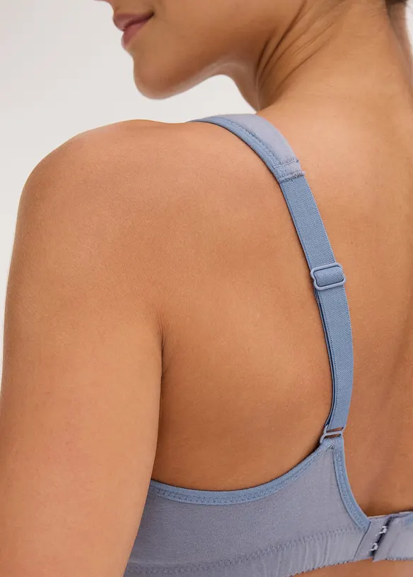 T-skjorte-BH uten spiler med bomull (2-pack), bonprix
