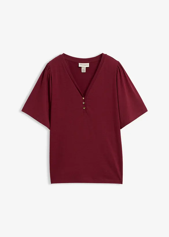 Topp i viskose med knapper, bonprix