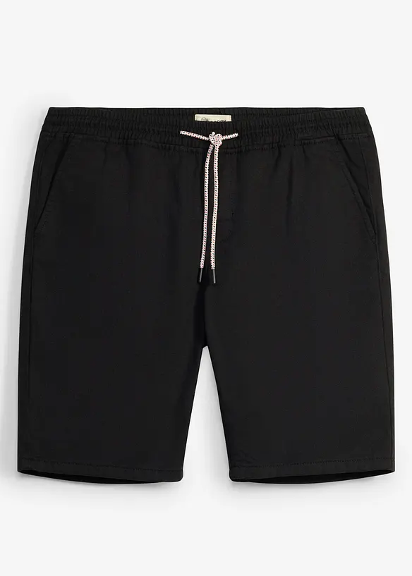 Pull on-bermudashorts i 100% bomull, Regular fit, bonprix