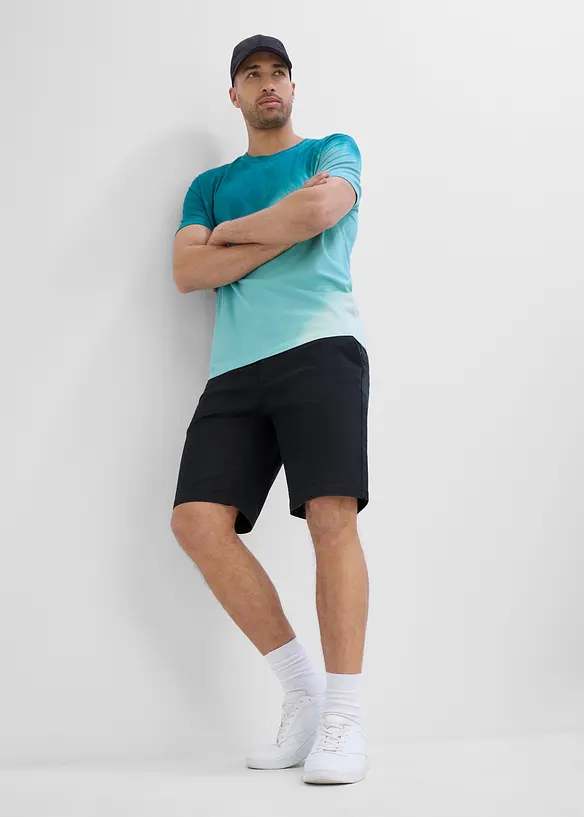 Bermudashorts med stretch og stretch i linningen, Regular fit, bonprix
