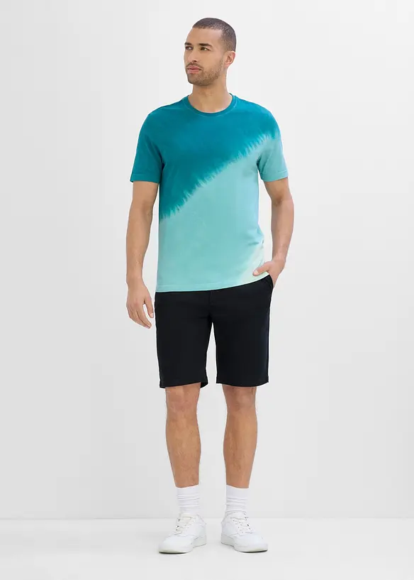Bermudashorts med stretch og stretch i linningen, Regular fit, bonprix