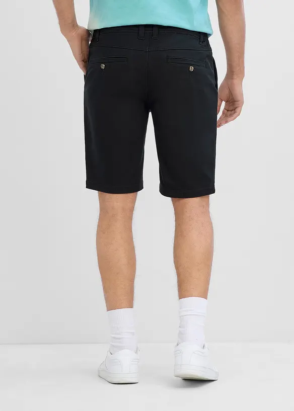 Bermudashorts med stretch og stretch i linningen, Regular fit, bonprix