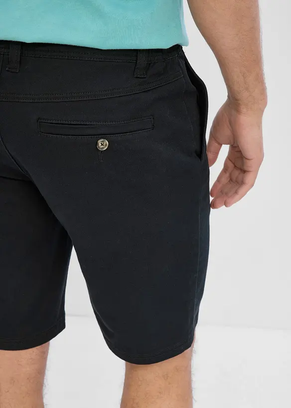 Bermudashorts med stretch og stretch i linningen, Regular fit, bonprix