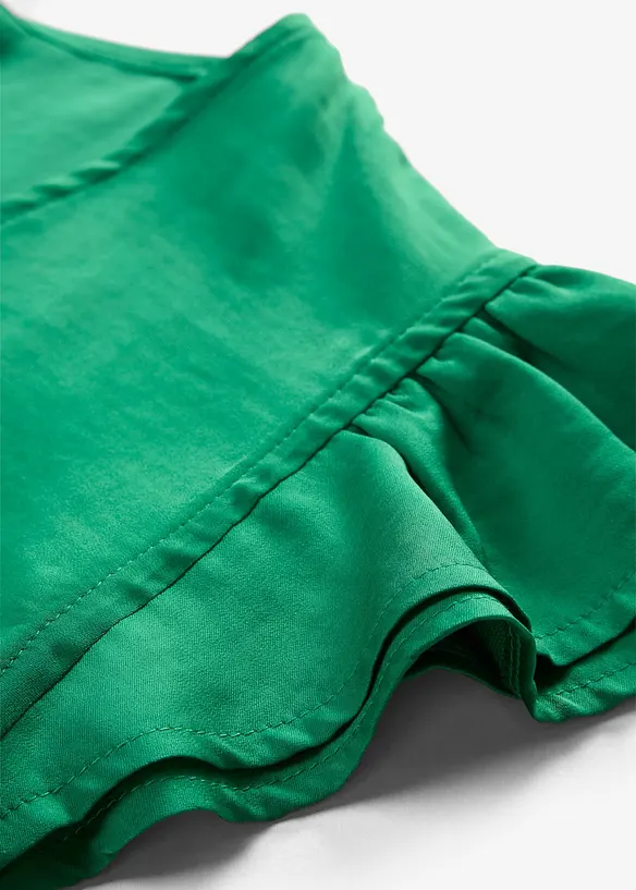 Bluse med volanger, bonprix