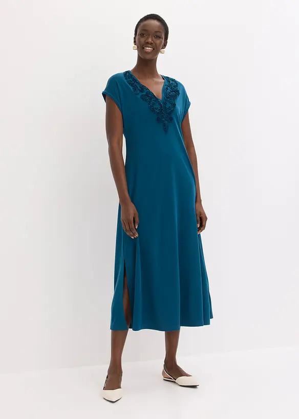 Tunika-kjole med broderi, bonprix