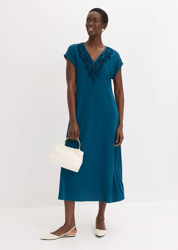 Tunika-kjole med broderi, bonprix