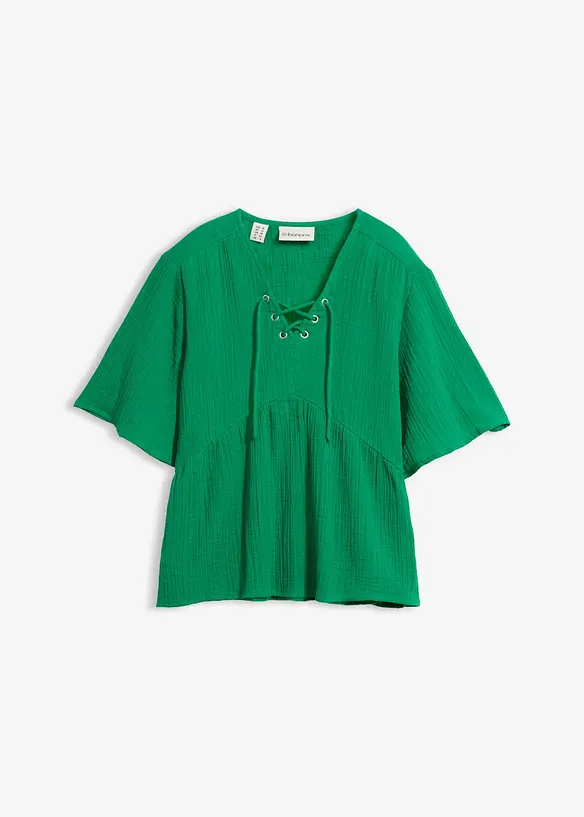 Bluse i luftig musselin, bonprix