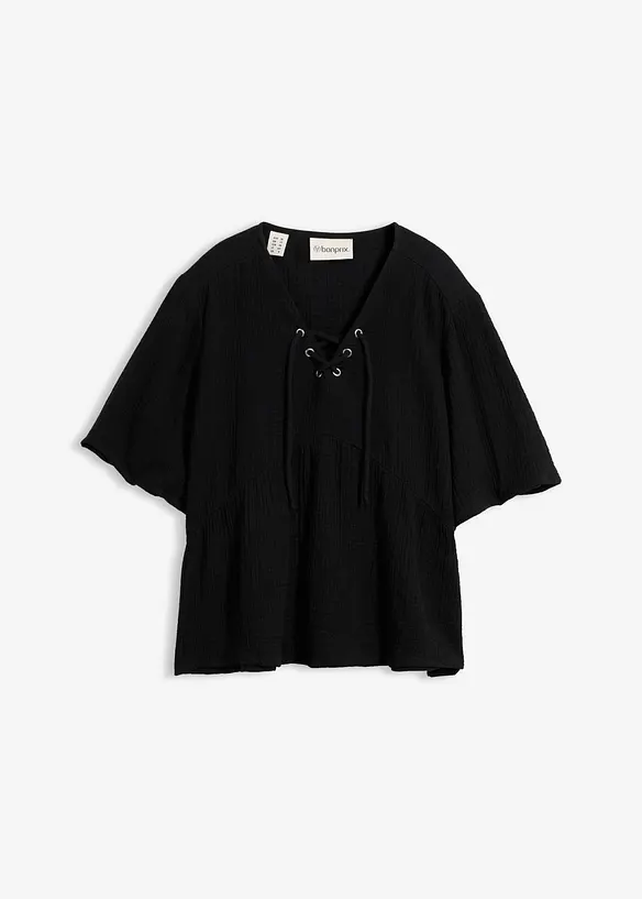 Bluse i luftig musselin, bonprix