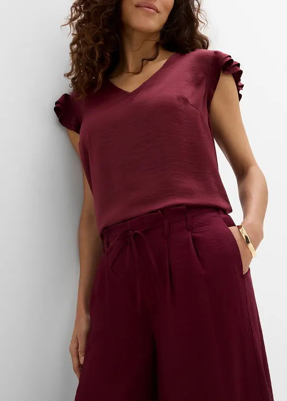 Pull on-bukse i viskoseblanding, bonprix