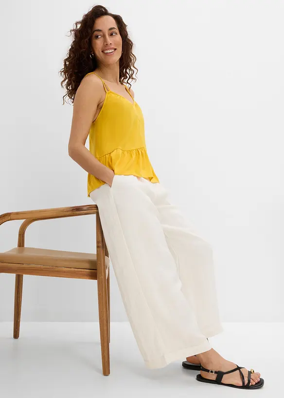 Culotte med viskose som faller fint, bonprix