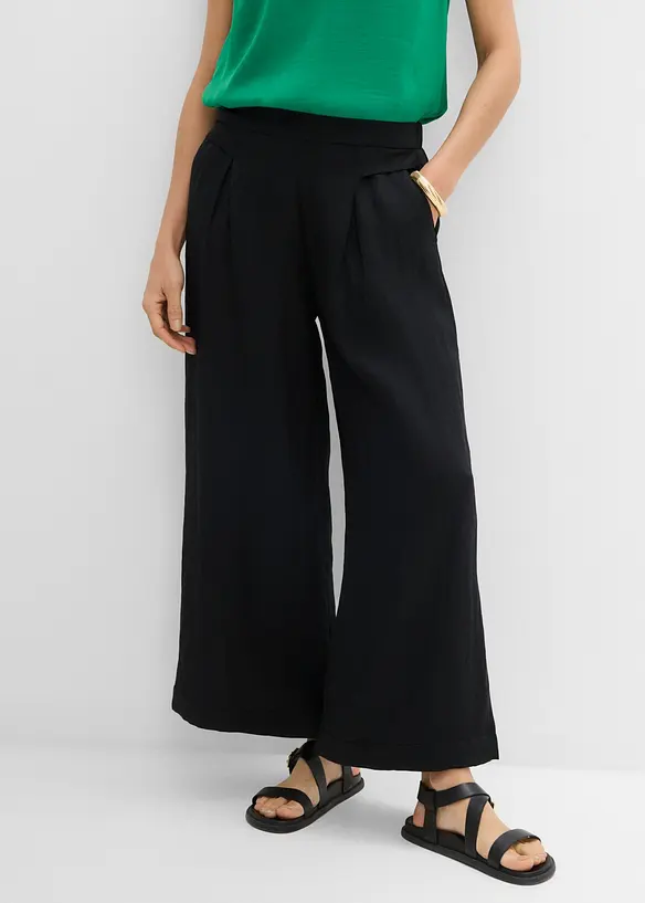 Culotte med viskose som faller fint, bonprix