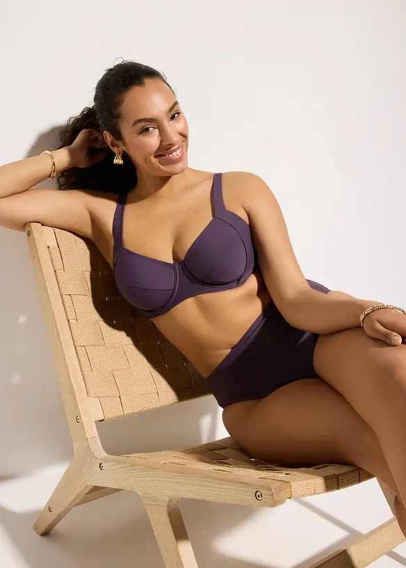 Minimizer-bikini med light shape, high waist bikinitruse, bonprix