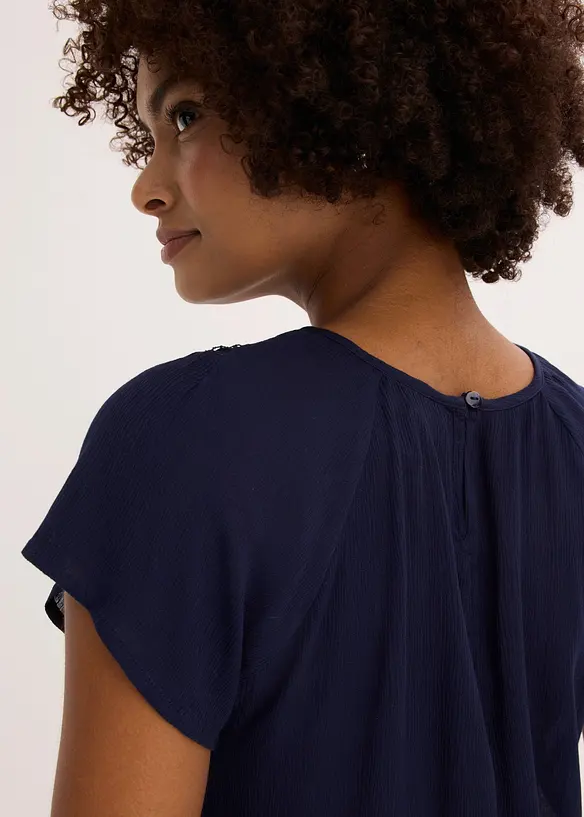 Bluse i 100% viskose, bonprix