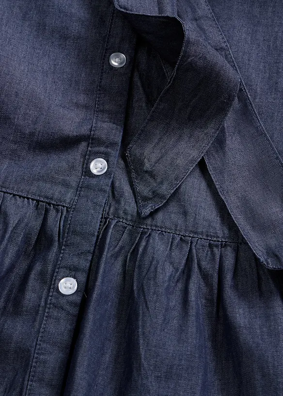 Denimkjole i &oslash;kologisk bomull, bonprix