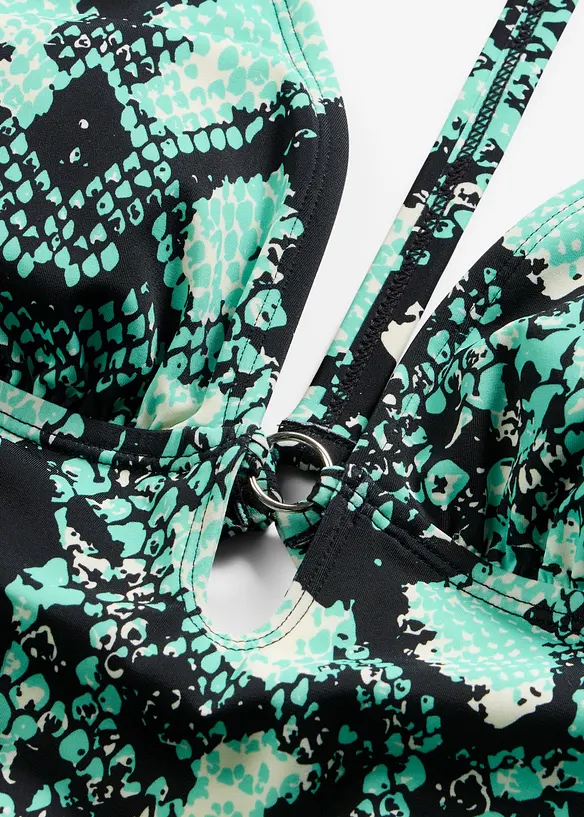 Halterneck-badedrakt med original rygg, bonprix