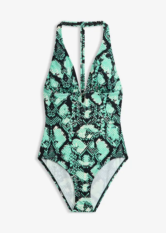 Halterneck-badedrakt med original rygg, bonprix