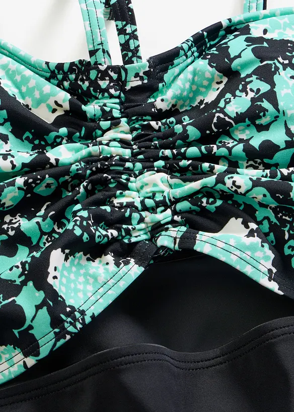 Bandeau-badedrakt med knyting i nakken, bonprix