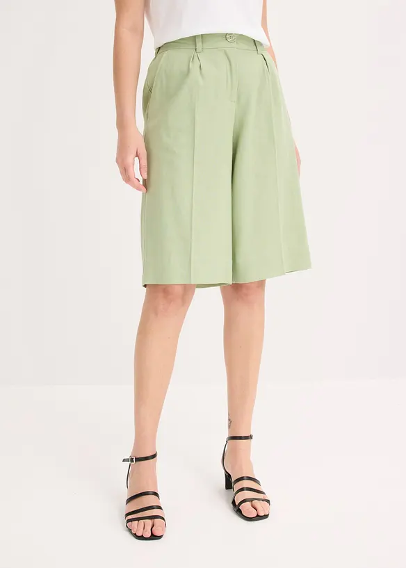Bermudashorts i linmiks, bonprix