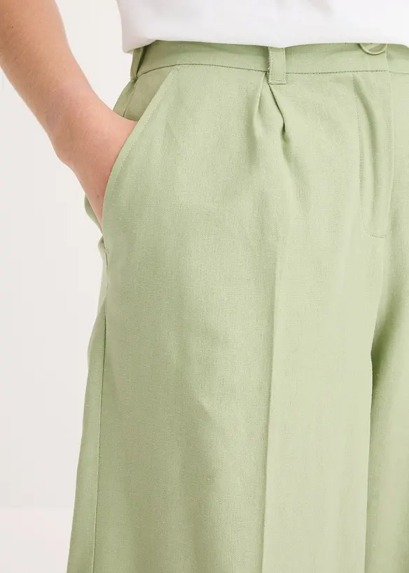 Bermudashorts i linmiks, bonprix