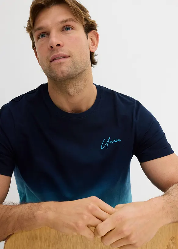 T-skjorte og sweat-bermudashorts (2-delt sett), bonprix