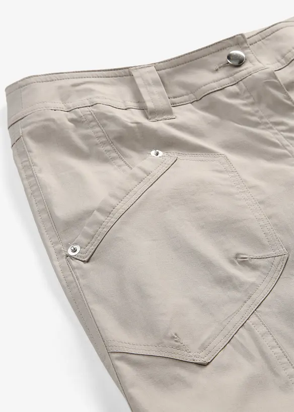 Cargo-bukse med stretch - 3/4 lang, bonprix