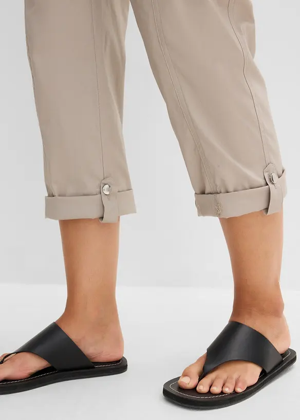 Cargo-bukse med stretch - 3/4 lang, bonprix