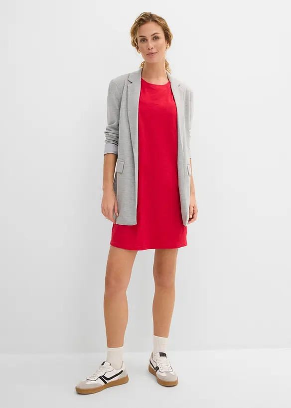 Jerseykjole i bomull, bonprix
