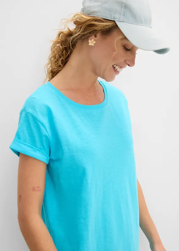 Jerseykjole i bomull, bonprix