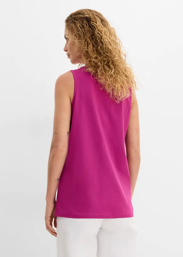 Lang topp i 100% bomull (5-pack), bonprix