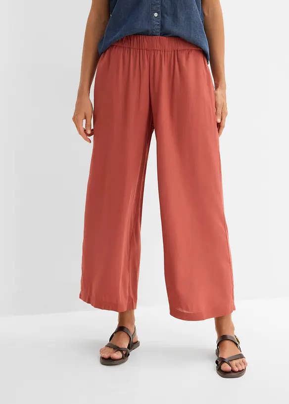 Vid culotte i fint fallende viskose, bonprix