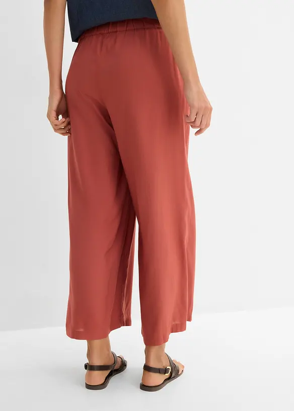 Vid culotte i fint fallende viskose, bonprix