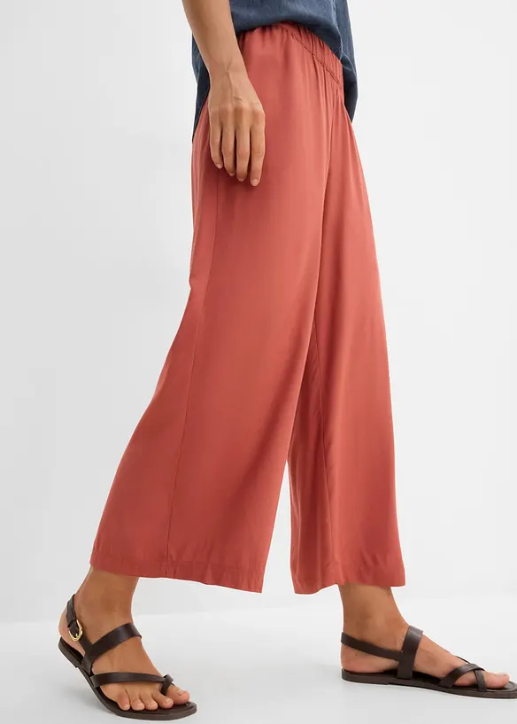 Vid culotte i fint fallende viskose, bonprix