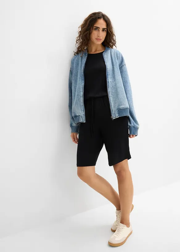Jumpsuit av myk viskosemiks, bonprix