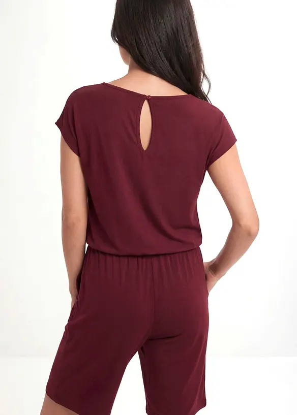 Jumpsuit av myk viskosemiks, bonprix