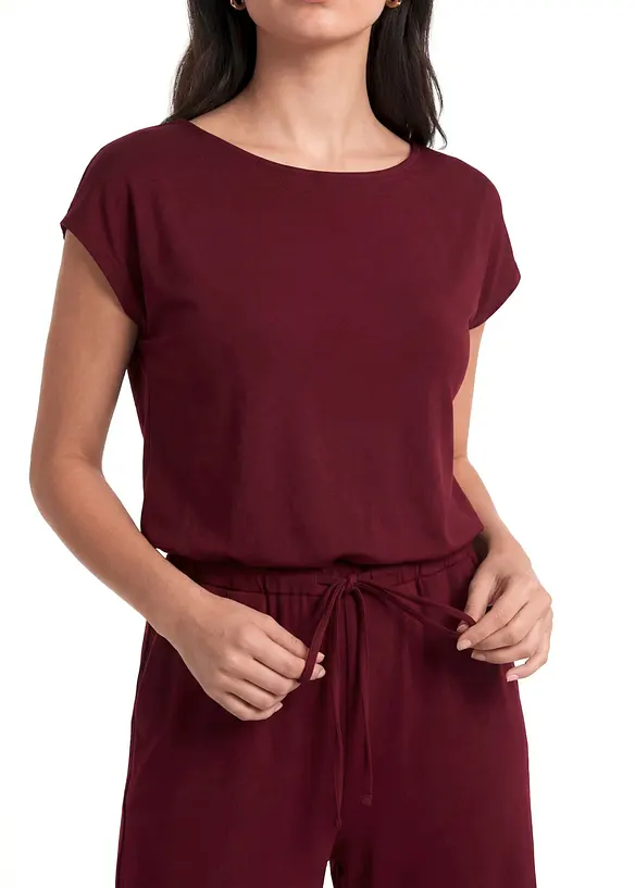 Jumpsuit av myk viskosemiks, bonprix