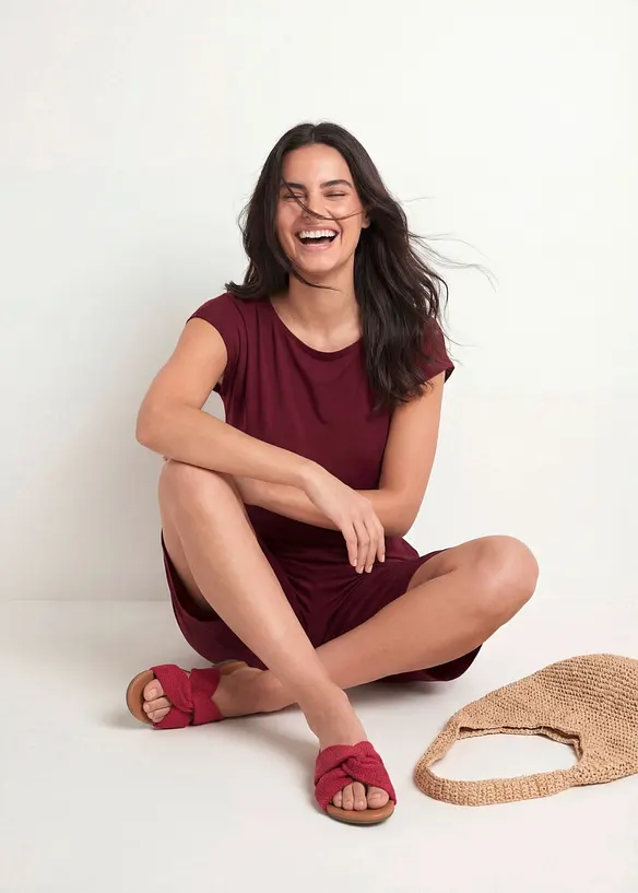 Jumpsuit av myk viskosemiks, bonprix