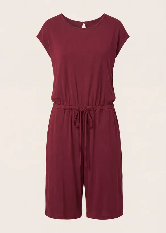 Jumpsuit av myk viskosemiks, bonprix