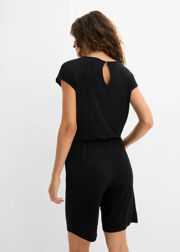 Jumpsuit av myk viskosemiks, bonprix