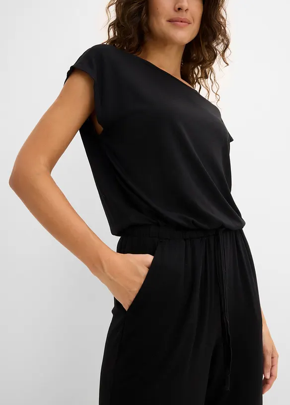 Jumpsuit av myk viskosemiks, bonprix