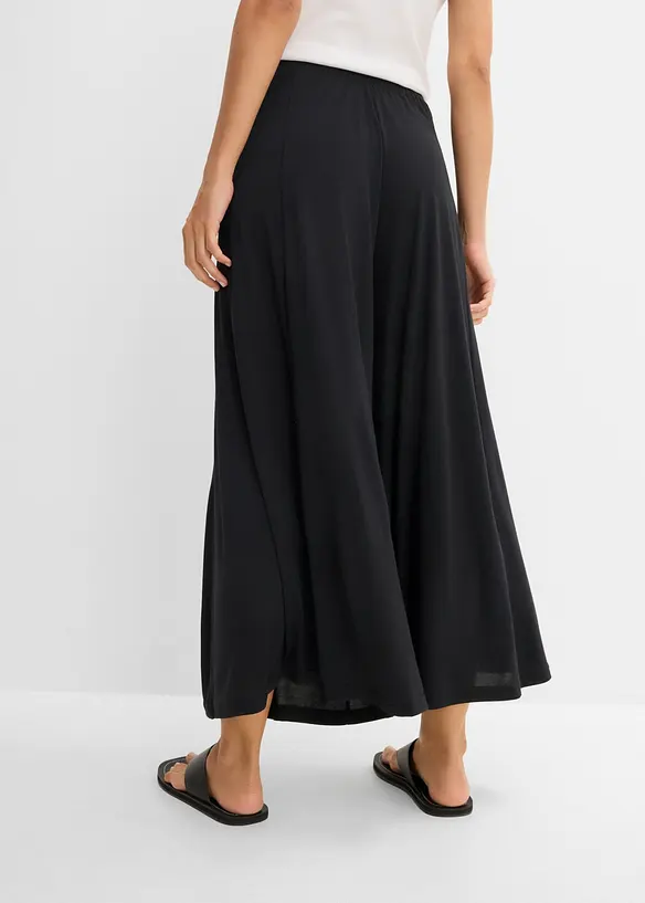 Culottes i jersey med vide ben, bonprix