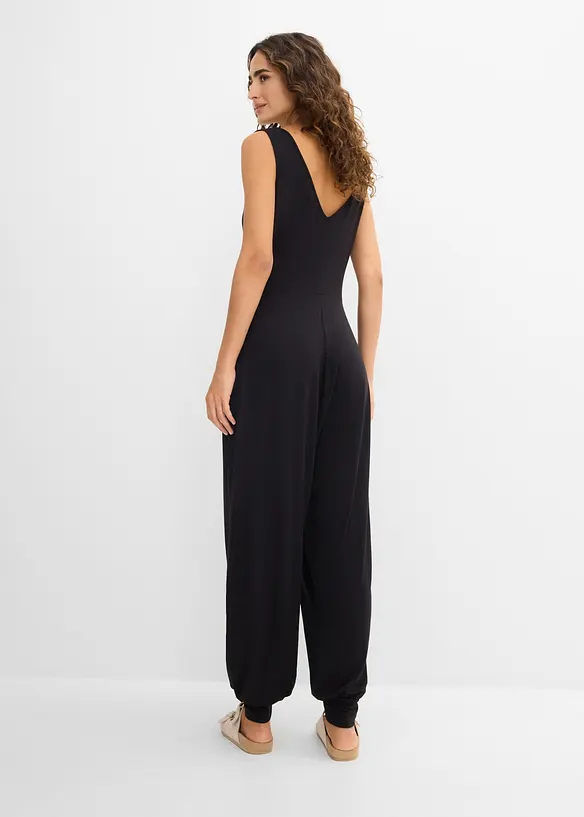 Jersey-jumpsuit i viskosemiks, bonprix