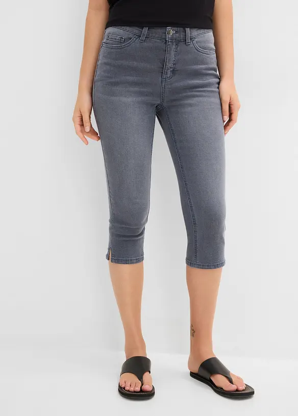 Stretchy capri jeans, bonprix