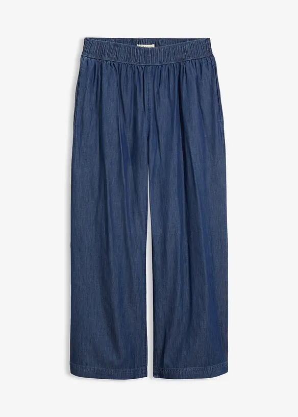 Wide leg-jeans, High Waist, cropped, bonprix