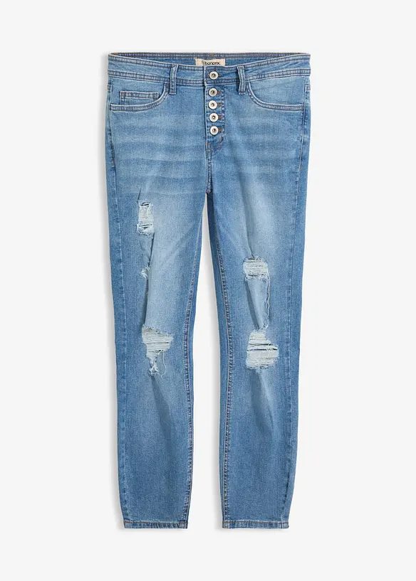 En kortere destroyed-jeans, bonprix