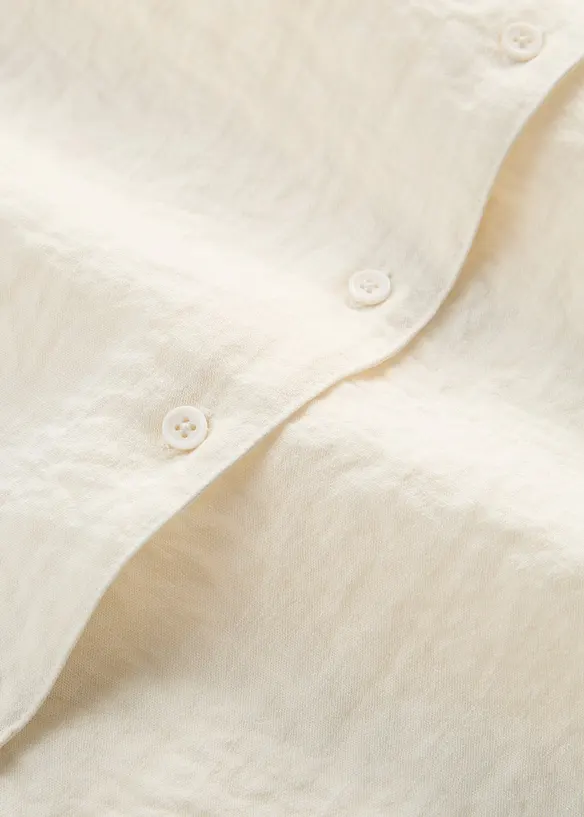 Oversized skjorte i viskosemiks, bonprix