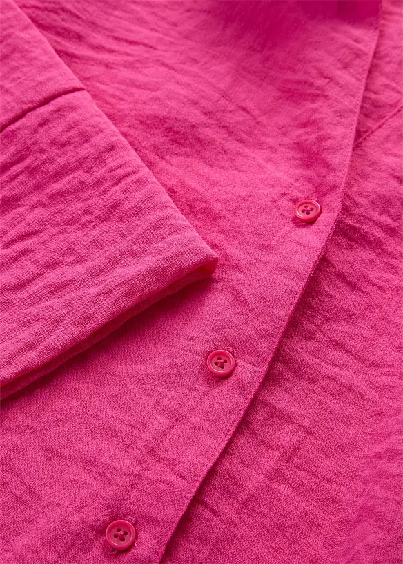 Oversized skjorte i viskosemiks, bonprix