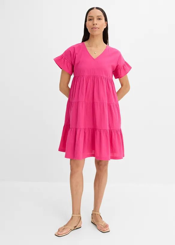 Kjole i 100% bomull, bonprix
