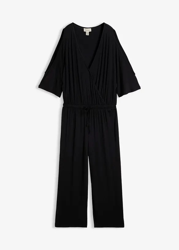 Jumpsuit i lett viskosejersey, bonprix