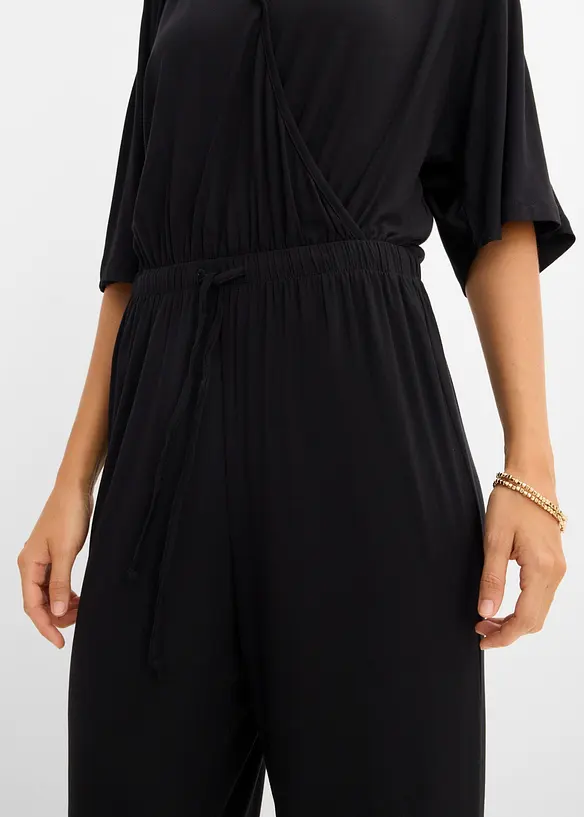 Jumpsuit i lett viskosejersey, bonprix