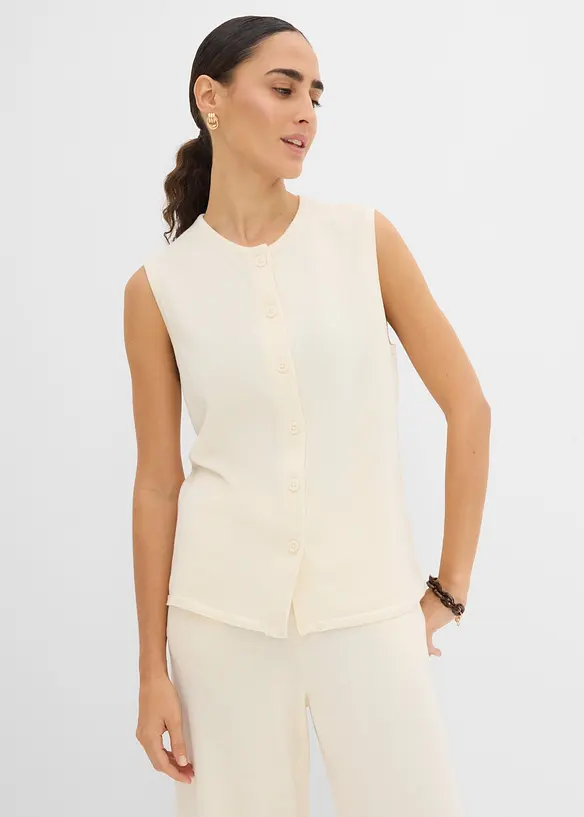 Sommervest i strikket materiale, bonprix